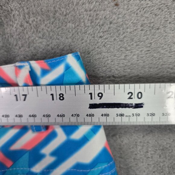 Womens Slazenger Golf Skort Blue Pink Geometric Print Polyester Spandex Size 14 - Picture 6 of 8